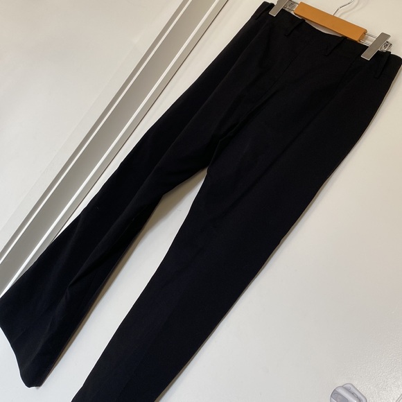 Vintage Yves Saint Laurent Pants Women US 6-8 Med Black Wool Italy 90s Uniform - Picture 8 of 14
